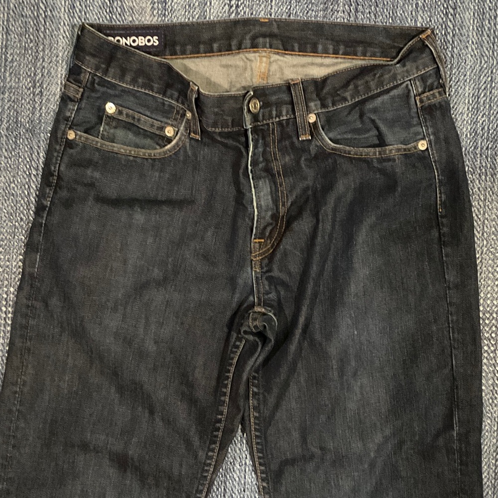 Bonobos Men's Dark Wash Straight Jeans